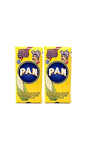 Harina PAN Blanco (White Maize Flour) by Harina P.A.N. 2 pacchi da ...
