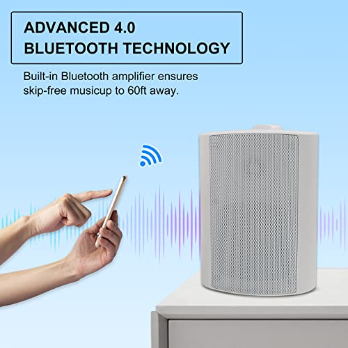 Herdio 4 Inch Altoparlante Bluetooth Esterno Impermeabile con 200 W...