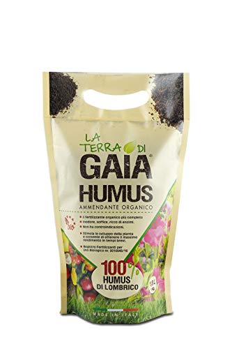 Humus di Lombrico - Fertilizzante Biologico Premium - Sacchetto da ...