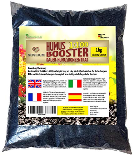 Humusziegel - attivatore del suolo concentrato di humus permanente 1:100 oltre il 60% di sostanze umiche - 1kg