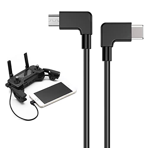 iEago RC Micro USB a Type C Cavo OTG 29cm Drone Telecomando Collega Tablet e Cellulare Cavo Dati Trasmissione Immaginee per DJI Mavic Mini   Mini SE   Pro   Spark   Mavic Air   Mavic 2 Pro & Zoom
