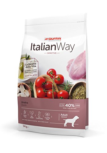 Italian Way Cibo per Cani Sensitive Anatra - Adult - Medium - 3 kg