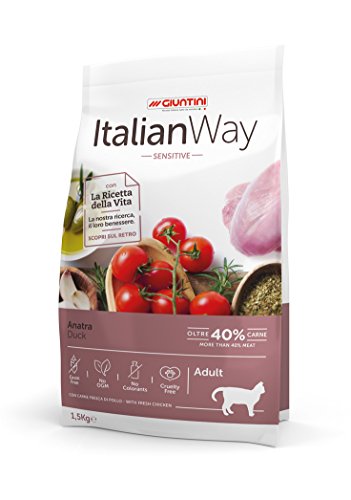 Italian Way Cibo per Gatti Sensitive Anatra - Adult - 1.5 kg