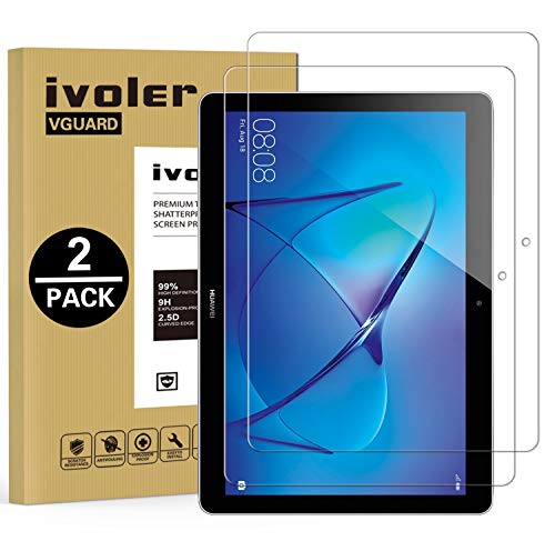 iVoler [2 Pack] Pellicola Vetro Temperato per Huawei Mediapad T3 10, Pellicola Protettiva, Protezione per Schermo
