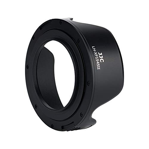 JJC - Paraluce per obiettivo Fujifilm XC 15-45 mm F3.5-5.6 OIS PZ e Fujifilm XF 18 mm f 2 R, compatibile con filtro Ф52 mm + copriobiettivo, fotocamera DSLR Fotografia