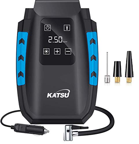 KATSU Compressore Aria Portatile Digitale Mini Pompa Elettrica per ...