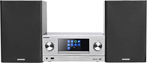 Kenwood M-9000S-S - Micro Sistema Hi-Fi con CD, Dab +, Radio Intern...