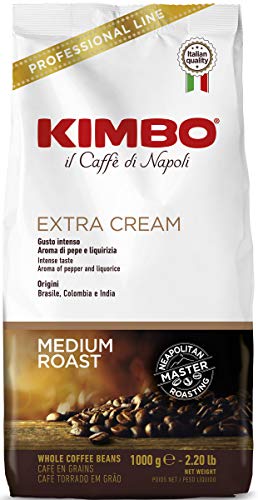 Kimbo chicchi di caffè Crema Extra 1kg in grani - Kimbo coffee beans extra cream