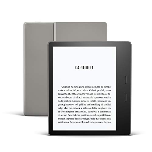 Kindle Oasis - Ora con tonalità della luce regolabile - Resistente all’acqua, 8 GB, Wi-Fi, Grafite