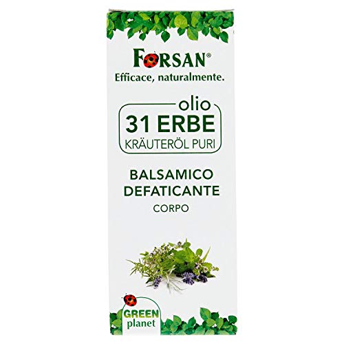 La Tradizione Erboristica Forsan - Olio 31 Erbe Balsamico defaticante, Corpo, 100 ml