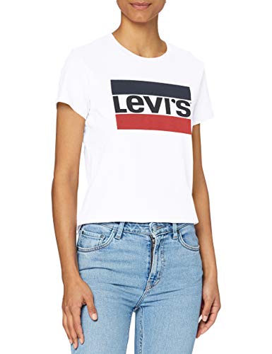 Levi s The Perfect Tee Sportswear Logo White G T-Shirt, M Donna