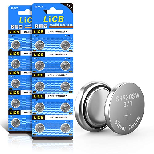 LiCB - 20 batterie per orologio SR920SW 371 V371 AG6, LR920 SR, 920SW, 1,5 V