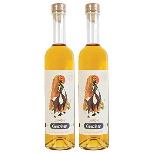Liquore di Genziana - Liquorificio d Abruzzo - 26,3% 2X 50cl
