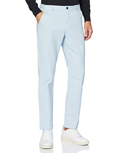 Marchio Amazon - MERAKI Pantaloni Regular Fit in Cotone Uomo, Blu (Cashmere Blue), 32W   32L, Label: 32W   32L