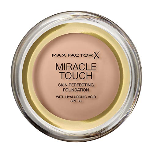 Max Factor Miracle Touch, Fondotinta Coprente con Acido Ialuronico,...