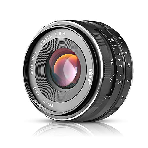 Meike 35mm F 1.7 Large Aperture Manuale Focus Aps-C Lens for Fujifi...