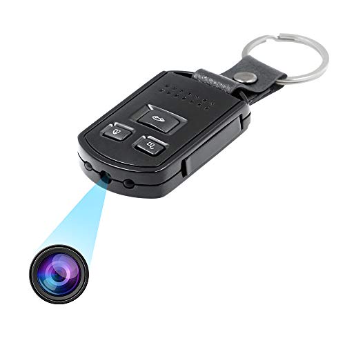 Mini Telecamera Nascosta Chiave Auto Spia Portachiavi Microcamera Occultata TANGMI 1080P HD Rilevamento del Movimento Sorveglianza Sicurezza Domestica Registrazione Audio Tata Cam