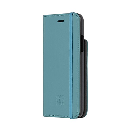 Moleskine Cover A Libro Classic Per Iphone X, Custodia Protettiva A Libro Per Smartphone Con Quaderno Journal Volant Xs Per Appunti, Colore Blu Reef