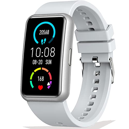 Smartwatch Donna Uomo, Orologio Fitness 8 Modalità Sportivo Conta Calorie Impermeabile IP67, Smartwatch Cardiofrequenzimetro Sonno Salute Notifiche Messaggi per Android ios