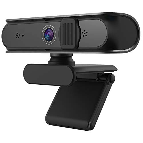 NetumScan Webcam 1080P Full HD microfono stereo con messa a fuoco automatica, 5 Megapixel webcam registrazione video chat, compatibile Windows, Mac