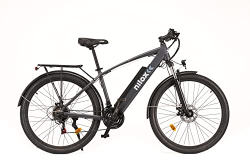 Nilox, E-Bike X7 Plus, Trekking Bike con Pedalata Assistita, 80 km ...