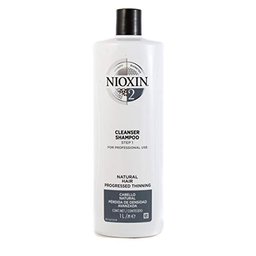 Nioxin, System 2, Shampoo per capelli fini, 1 L