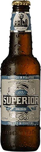No Alcol - Birra Italiana Superior Analcolica - 24 bt da 0,33 - Fabbrica in Pedavena