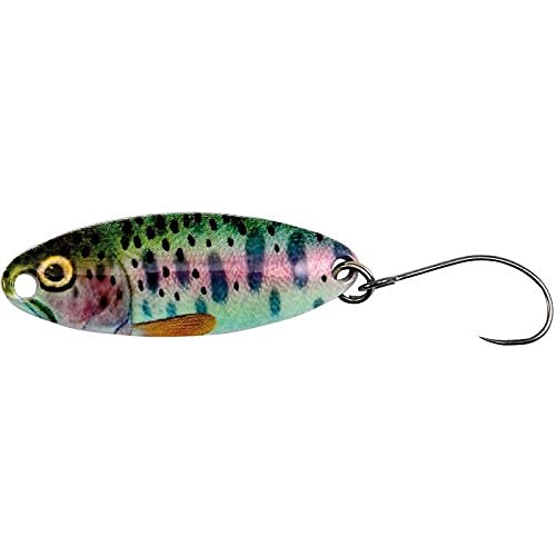 NOMURA Ondulanti Spoon Spinning Isei Special Trout Area Real Fish Spoons 3.2 cm 2.30 g Real Rainbow Trout Trota Trout Area