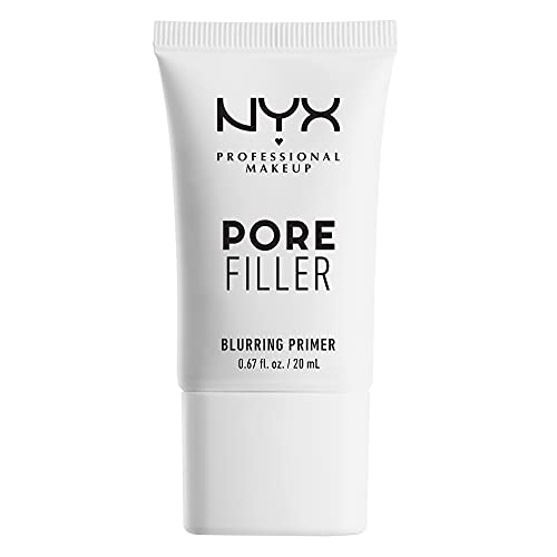 NYX Professional Makeup Primer Pore Filler, Base per makeup, Effetto levigante per minimizzare i pori dilatati, Incarnato uniforme, Arricchito con vitamina E, Formula vegana, 20 ml