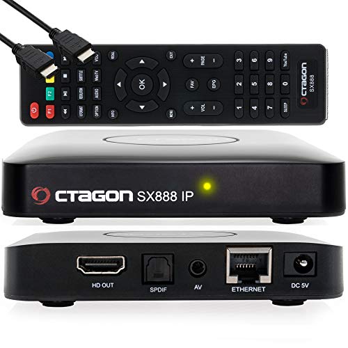 Octagon SX888 IP HEVC Full HD LAN USB H.265 IPTV m3u VOD Stalker Xt...