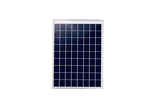 Pannello solare fotovoltaico 10W Monocristallino 12V pinze a coccod...