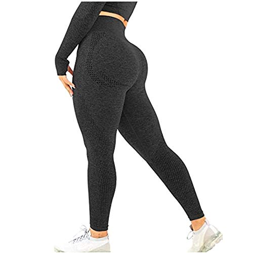 Pantaloni Senza Cuciture Pantaloni da Yoga per velocità da Donna Pantaloni da Yoga a Vita asciutta per Fitness all anca di Alta Moda Pantaloni Coste