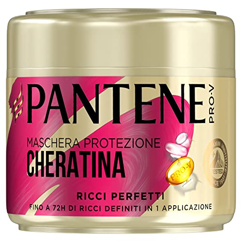 Pantene Pro-V Maschera Capelli, Protezione Cheratina, Ricci perfett...