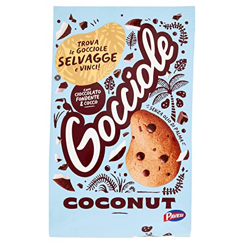 Pavesi Biscotti Frollini Gocciole Coconut, Biscotti da Colazione co...