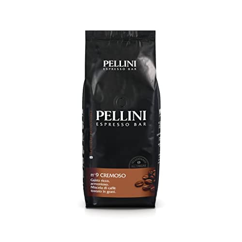 Pellini Espresso Bar, Caffè in Grani, Numero 9 Cremoso, 1 kg