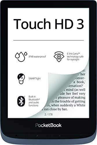 PocketBook - Lettore eBook “Touch HD 3” (16 GB di memoria; schermo con tecnologia E-Ink da 15,24 cm (6 pollici), Smart light, Wi-Fi, Bluetooth), in rame