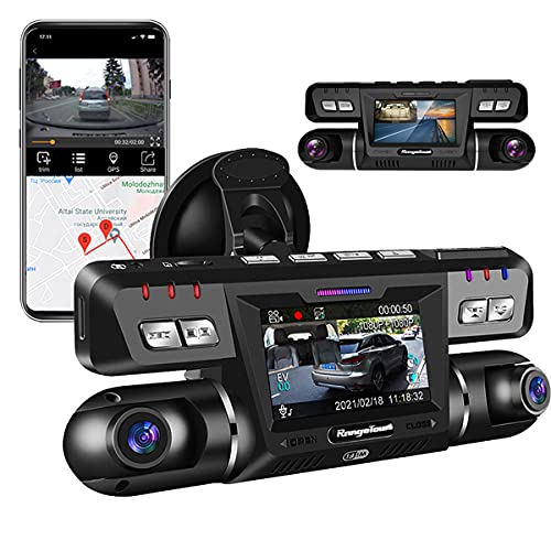 Range Tour Dual Dash Camera, 4K 2160P WiFi GPS DVR per auto ADAS per Taxi Bus Telecamera da viaggio Doppia fotocamera anteriore e da cabina 1080P + 1080P