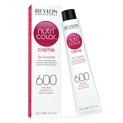 Revlon Professional, Nutri Color Crema per capelli 600 Rosso fuoco, 100 ml