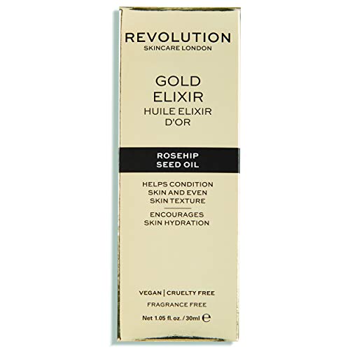 Revolution Skincare London, Gold and Rosehip Seed Oil Nurishing, Oli, 30ml