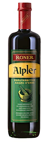 Roner Alpler (1x 0,7l) - Amaro Vero alle Erbe Alpine - Secco Distilleria Artigianale Alto Adige Südtirol più premiata d Italia - 700 ml