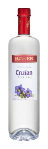 Roner Enzian - Genziana Distillato dell Alto Adige (1x 0,7l) - tradizione artigianale Südtirol - Distilleria piu premiata d Italia - 700 ml