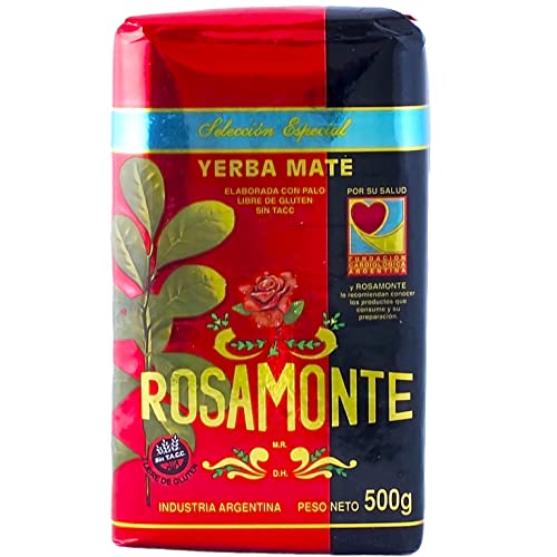 Rosamonte Yerba Mate Tè Especial 500g | Set Mate Argentino | Bevanda disintossicante ed energetica
