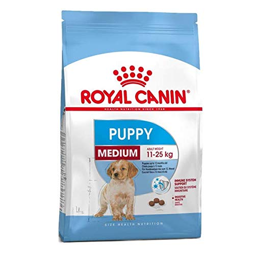 Royal Canin Crocchette per cucciolo di cane di taglia media, 4 kg...