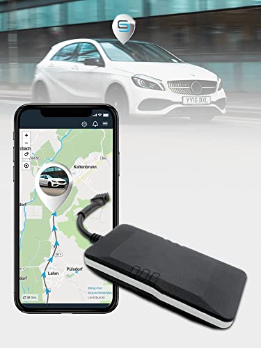 Salind 07 - Localizzatore GPS per auto, moto, veicoli e camion con collegamento diretto alla batteria dell auto (12-24 V)