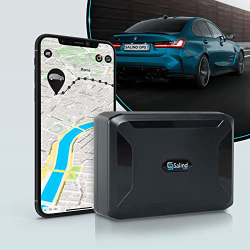 Salind 11 GPS- Localizzatore gps per auto, moto e molto altro-Calamita incorporata: un fissaggio sicuro!-Batteria di lunga durata-GPS Tracker con tracciamento in tempo reale