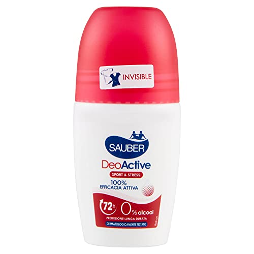 SAUBER deoactive 72h roll on - deodorante 50 ml