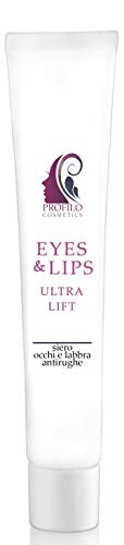 Siero Liftante Occhi e Labbra - Eyes & Lips Ultra Lift Professionale - 15 ml - Effetto Botox Lifting Immediato 2 in 1 Sguardo e Sorriso - Bellezza Donna e Uomo - Made in Italy
