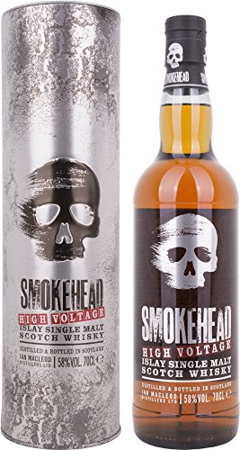 Smokehead HIGH VOLTAGE Islay Single Malt Scotch Whisky 58% Vol. 0,7l in Tinbox