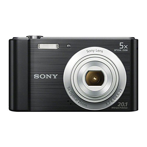 Sony DSC-W800 Cyber-Shot Fotocamera Digitale da 20.1 Megapixel, Nero