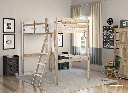Strictly Beds and Bunks Limited Letto a Castello Celeste High Sleeper Loft, Pino, Naturale, Doppio